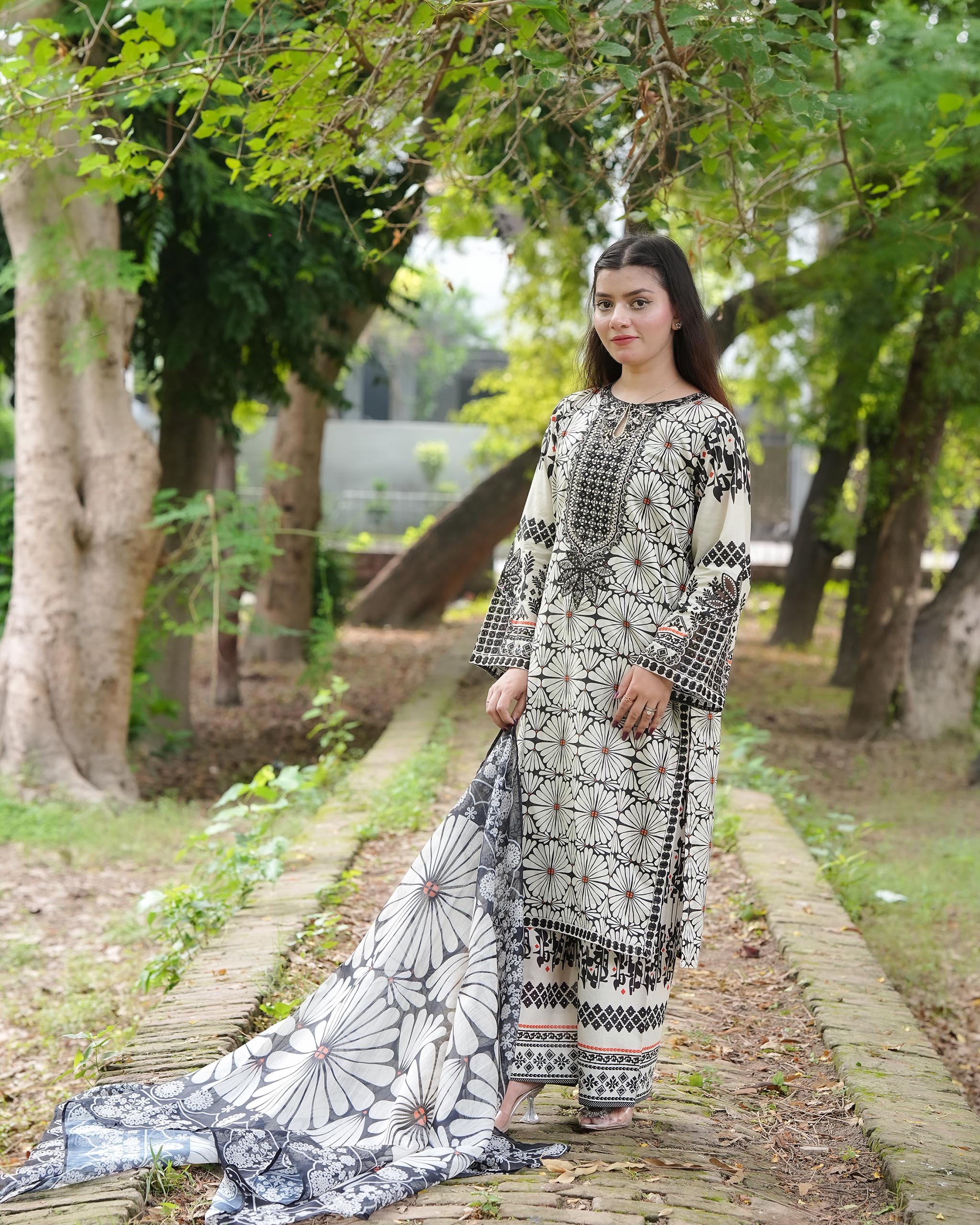 Veloria by Attirepret – Premium Cotton 3 Piece Suit
