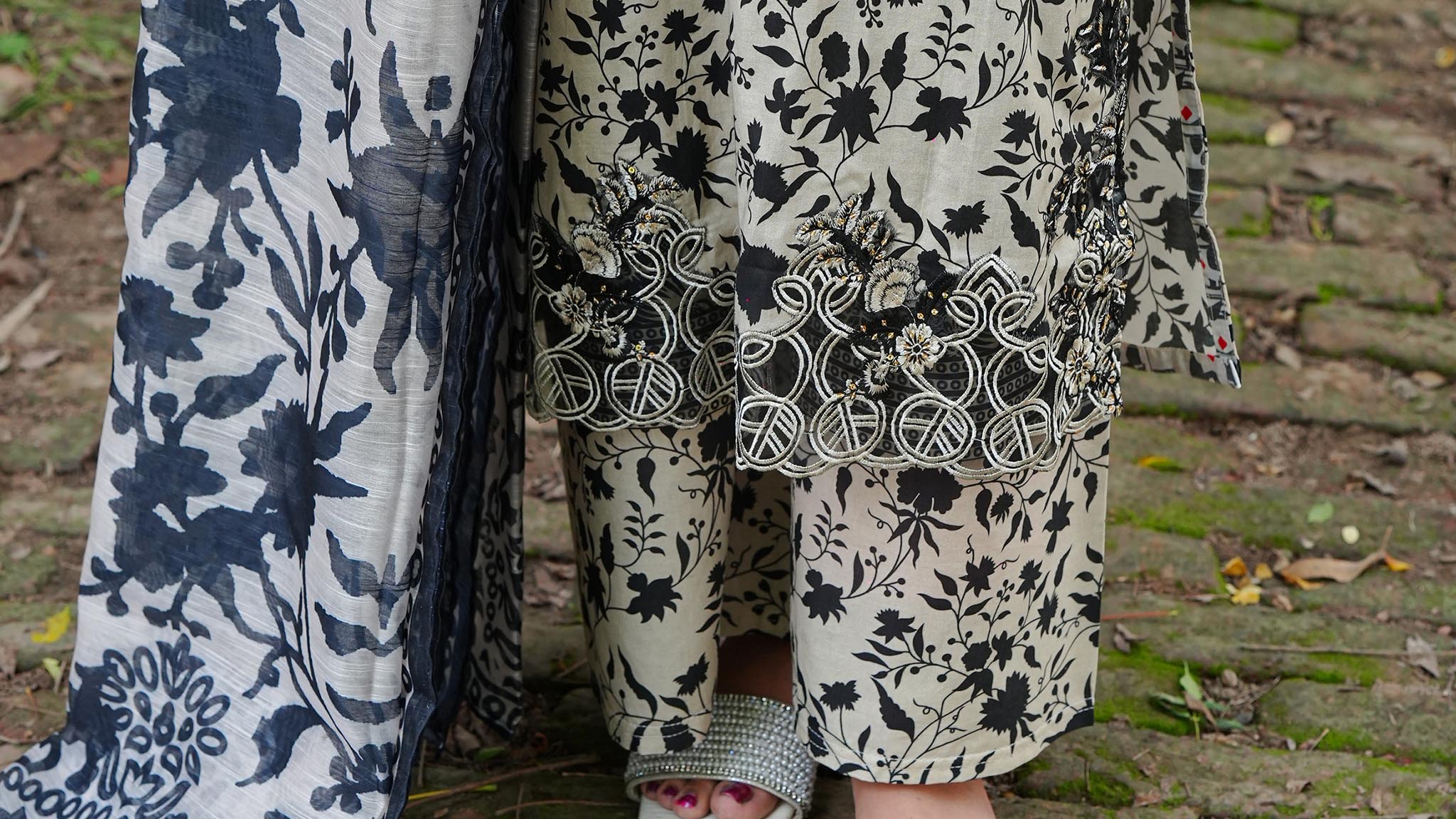 Veloria by Attirepret – Printed Cotton 3 Piece Suit
