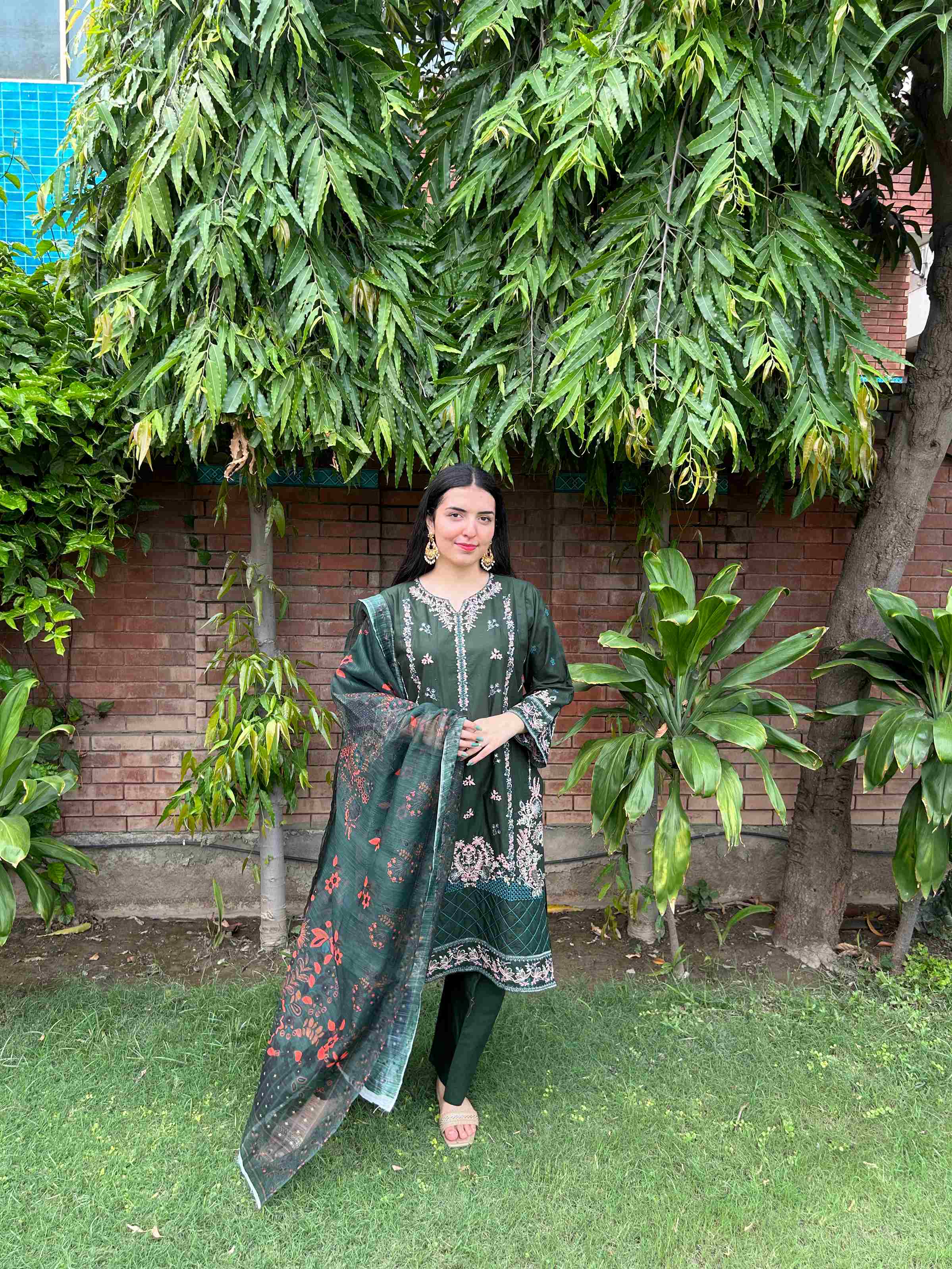 Royal Green 3-Piece Suit by AttirePret
