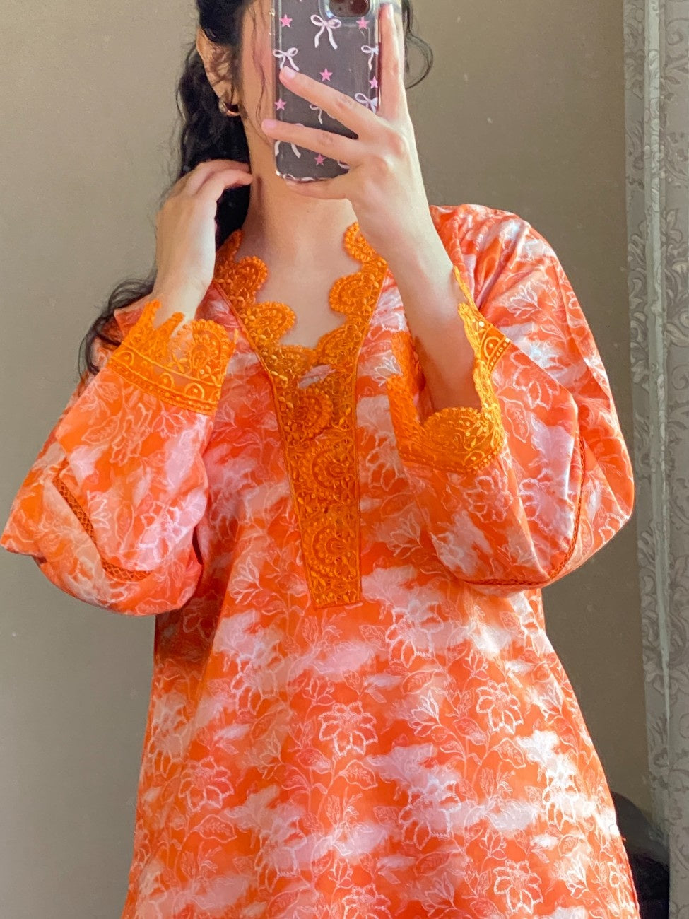 Sunset Bloom – 3 Piece Printed Lawn Suit